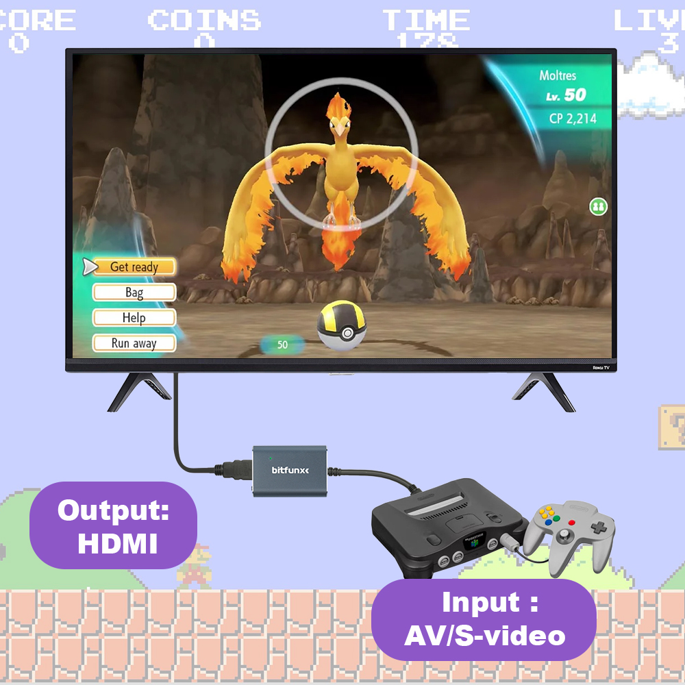 Bitfunx 720P Svideo / AV To HD - Gaming Console Tv recension och pris