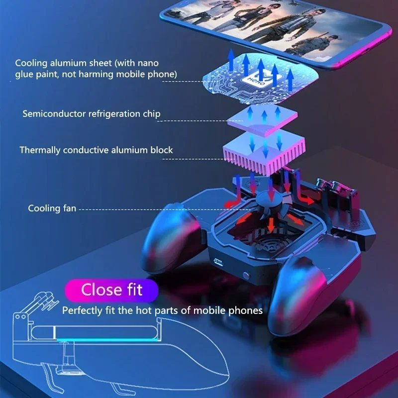 MEMO DL88 Mobile Phone Cooler  - Gaming Console For Phone recension och pris