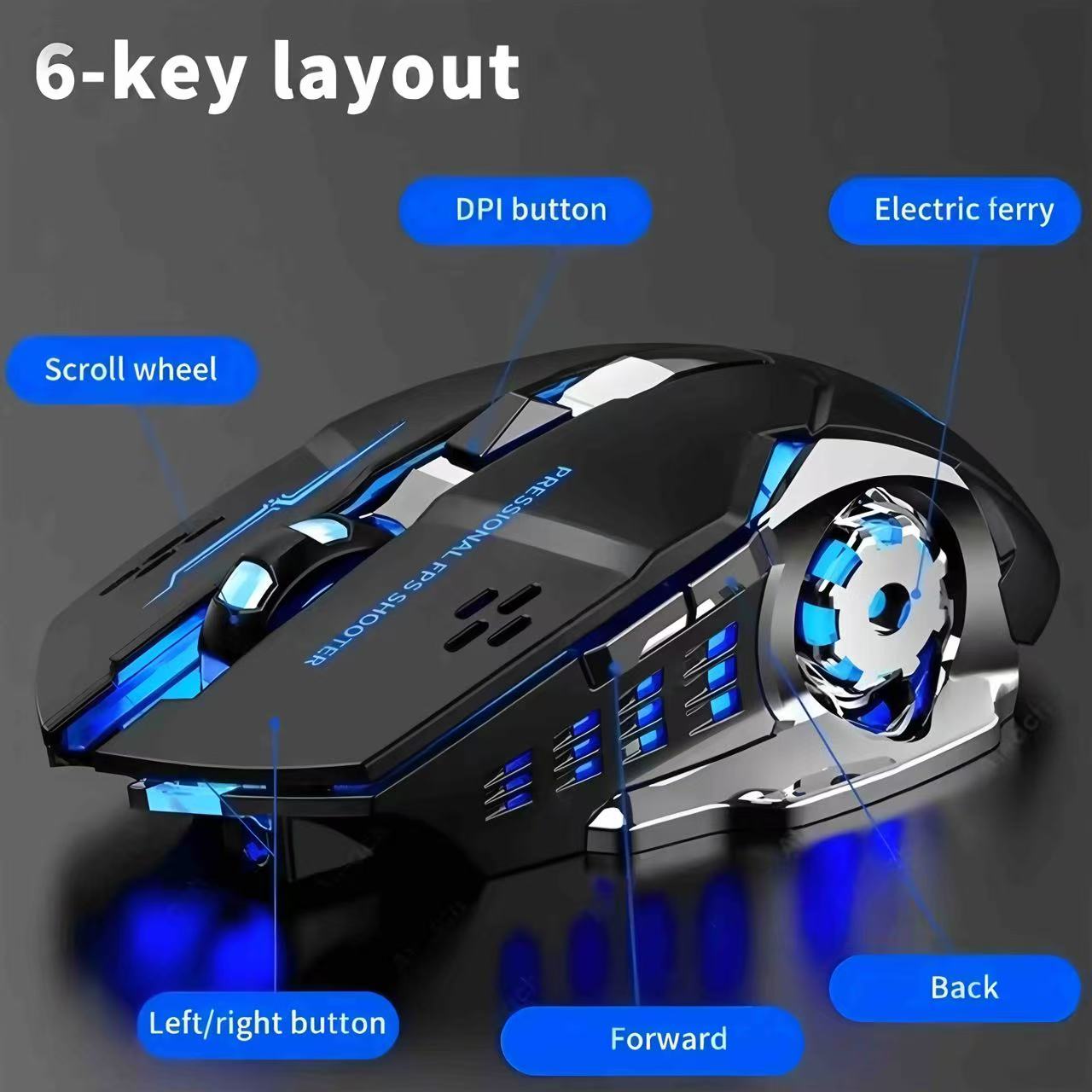Bluetooth Mouse Gaming Compute - Gaming Console Buttons recension och pris