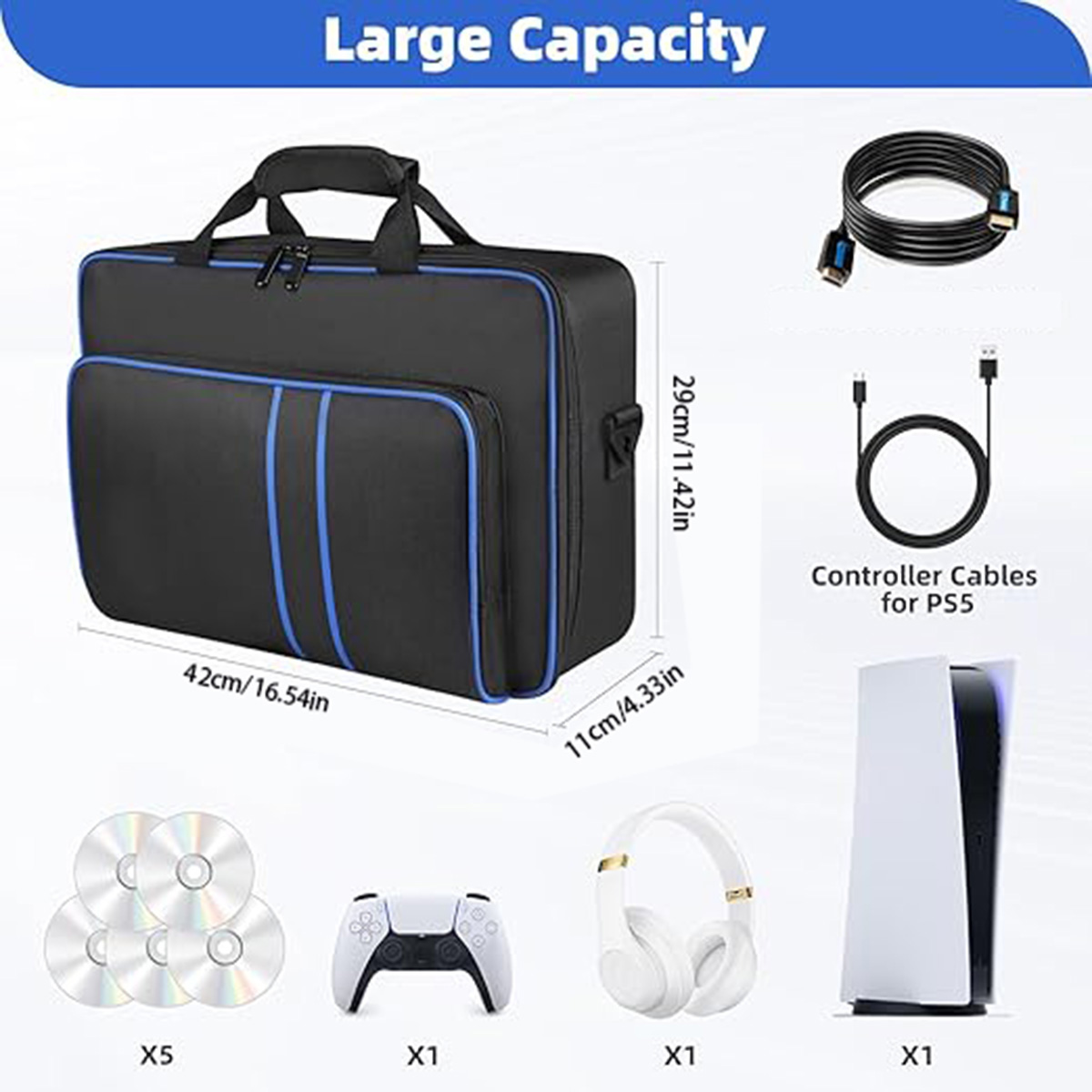 Suitable for PS5 Travel Protec - Gaming Console Latest recension och pris