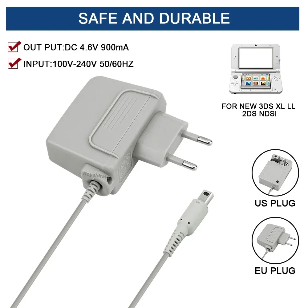 For NEW 3DS XL LL AC Power Sup - Gaming Console Buttons recension och pris
